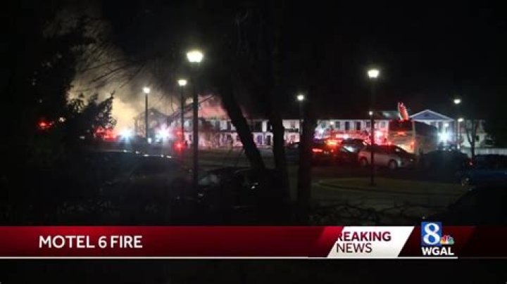 Motel 6 Fire Sparked By Manager's Mobile Home In Mechanicsburg: Authorities (Video)